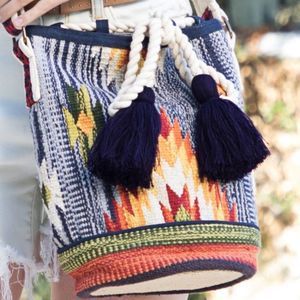 Handmade Boho Chic Bucket Bag